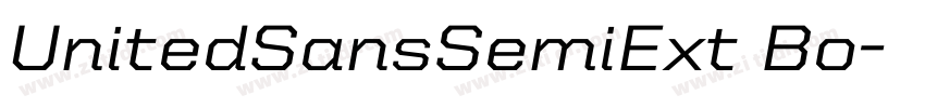UnitedSansSemiExt Bo字体转换